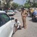 नांदेड शहर वाहतूक शाखेची मोठी कारवाई विना परवाना वाहनधारक आणि अनधिकृत फळ विक्रेत्यांवर बसविला दणका