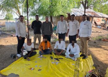 नांदेड ग्रामीण पोलिसांचा जुगार अड्ड्यांवर सर्जिकल स्ट्राईक ऑपरेशन क्रॅक डाऊन अंतर्गत ७ आरोपी जेरबंद