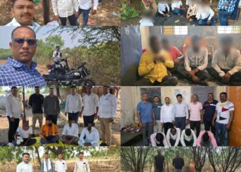 नांदेड पोलिसांचे ऑपरेशन क्रॅक डाऊन एकाच दिवशी तीन जुगार अड्ड्यांवर धाड १७ आरोपींसह ६ लाख ४० हजारचा मुद्देमाल जप्त