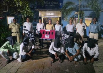 नांदेड ग्रामीण पोलिसांची मोठी कारवाई ऑपरेशन क्रॅक डाऊन अंतर्गत जुगार अड्ड्यावर छापा