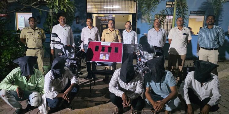 नांदेड ग्रामीण पोलिसांची मोठी कारवाई ऑपरेशन क्रॅक डाऊन अंतर्गत जुगार अड्ड्यावर छापा