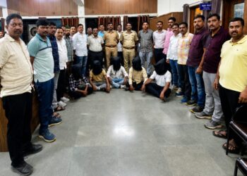 नांदेडमध्ये थरार खडकपुरा येथील खून प्रकरणातील ५ आरोपींना अवघ्या ४ तासांत बेड्या