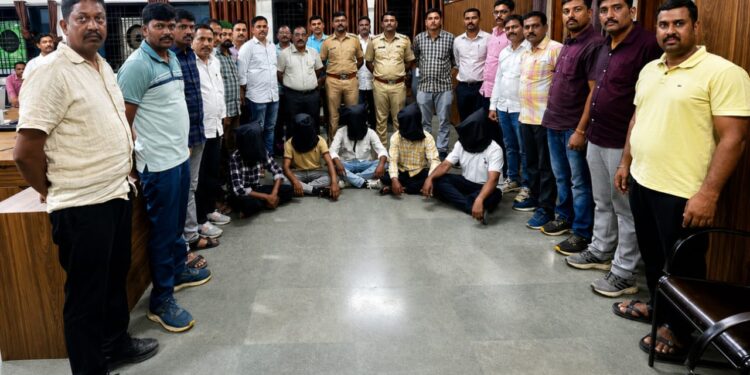 नांदेडमध्ये थरार खडकपुरा येथील खून प्रकरणातील ५ आरोपींना अवघ्या ४ तासांत बेड्या