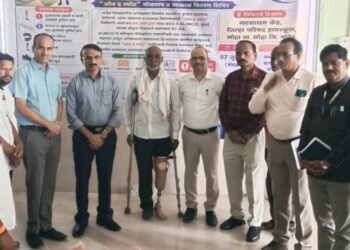 मुख्य कार्यकारी अधिकारी महेश पाटील यांचे आवाहन लोहा तालुक्यातील धानोरा व पिंपळगाव ढगे येथे गृहभेटींची पाहणी