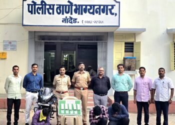 भाग्यनगर गुन्हे शोध पथकाकडून घरफोडीच्या गुन्ह्यातील ३ आरोपी जेरबंद ४.१४ लाखांचा मुद्देमाल हस्तगत
