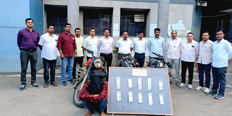 नांदेड पोलिसांची मोठी कामगिरी आंतरजिल्हा घरफोडी करणाऱ्या टोळीचा पर्दाफाश ८ गुन्हे उघडकीस आणत लाखो रुपयांचा मुद्देमाल जप्त