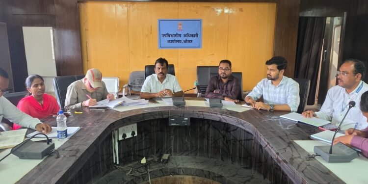 भोकर तालुक्यात मतदार याद्यांच्या पुनरावलोकनाचे काम वेगात
