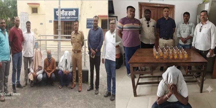 नांदेड पोलिसांची मोठी कारवाई अवैध दारू व जुगार अड्ड्यांवर मास रेड ८ लाख ७१ हजारांचा मुद्देमाल जप्त ६७ आरोपींवर गुन्हा दाखल
