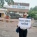 माळेगाव यात्रा अग्रिम समायोजन प्रकरण झेडपीच्या अन्यायकारक कारवाईविरोधात कर्मचाऱ्याचा जिल्हा परिषदेसमोर खडा सत्याग्रह