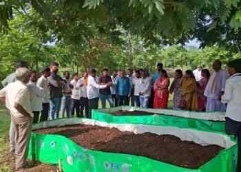 नगारवाडीच्या जायभाये कुटुंबाचा सेंद्रिय शेतीतील ‘यशस्वी पॅटर्न जिल्हाधिकारी राहुल कर्डिले यांच्याकडून कौतुक