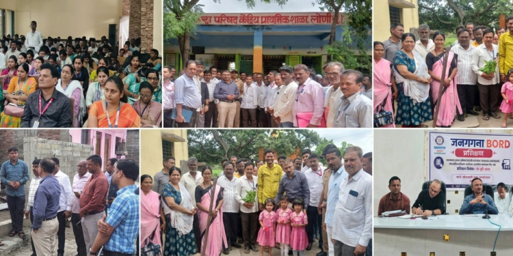 नांदेड जिल्हा परिषद सीईओ महेश पाटील यांचा हादगाव आणि अर्धापूर तालुका दौरा विकासकामांना गती देण्याचे निर्देश