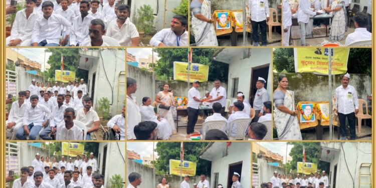 स्वातंत्र्यदिन व संस्थापक अध्यक्षांच्या पुण्यतिथीनिमित्त कुंटूरकर दिव्यांग कार्यशाळेत शैक्षणिक साहित्य व गणवेश वाटप