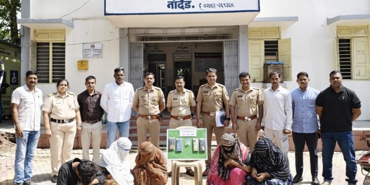 हनी ट्रॅप मध्ये अडकवून खंडणी उकळणारी टोळी गजाआड भाग्यानगर पोलिसांची धडक कारवाई ५ आरोपींना बेड्या