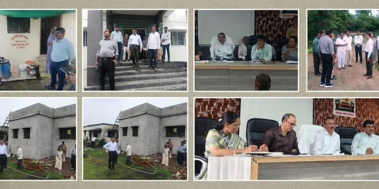 आदिवासी भागाच्या सर्वांगीण विकासासाठी समन्वयाने काम करा  मुख्य कार्यकारी अधिकारी महेश पाटील