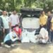 नांदेडमध्ये स्थानिक गुन्हे शाखेकडून मोठी कारवाई १४ लाखांचा प्रतिबंधित गुटखा आणि इनोव्हा कार जप्त चौघांविरुद्ध गुन्हा दाखल