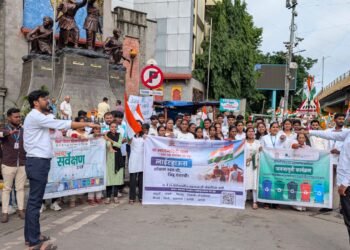 पिंपरी-चिंचवडमध्ये स्वातंत्र्यदिनी युवाशक्तीचा जागर १० लाईटहाऊस केंद्रांतर्फे जनजागृती रॅली उत्साहात