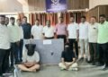 नांदेड मध्ये देशी बनावटीच्या गावठी पिस्तुल व जिवंत काडतुसासह दोघांना अटक स्थानिक गुन्हे शाखेची कारवाई ३२ हजारांचा मुद्देमाल जप्त