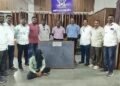 नांदेड पोलिसांची धडक कारवाई  सोनसाखळी चोरट्याला ठोकल्या बेड्या पावणे दोन लाखांचा मुद्देमाल जप्त