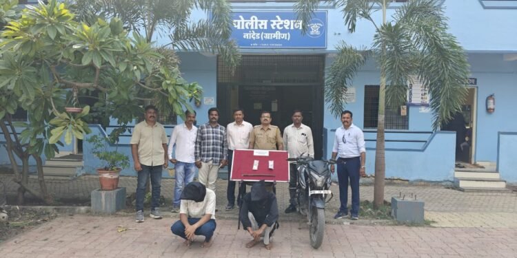 घरफोडी व चोरीच्या दोन गुन्ह्यांचा उलगडा दोघांना अटक