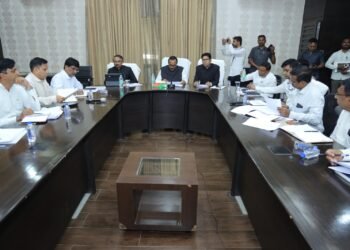 नांदेड जिल्ह्यातील शेतकऱ्यांच्या पाठीशी शासन खंबीर पालकमंत्री अतुल सावे यांनी घेतला पीक पाणी व विजेचा आढावा