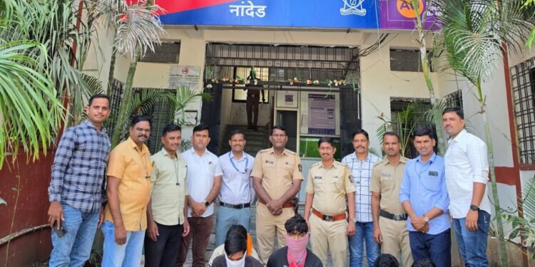 नांदेड मध्ये युवकावर प्राणघातक हल्ला करणारे ७ आरोपी वजिराबाद पोलिसांच्या जाळ्यात