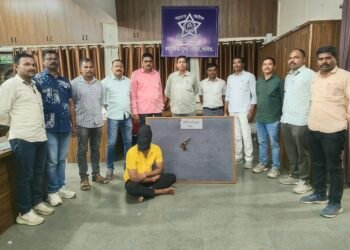 मुदखेड येथे गावठी पिस्तूल व जिवंत काडतुसासह एकास अटक